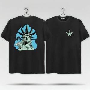 Camiseta "Statue of Liberty smoking"